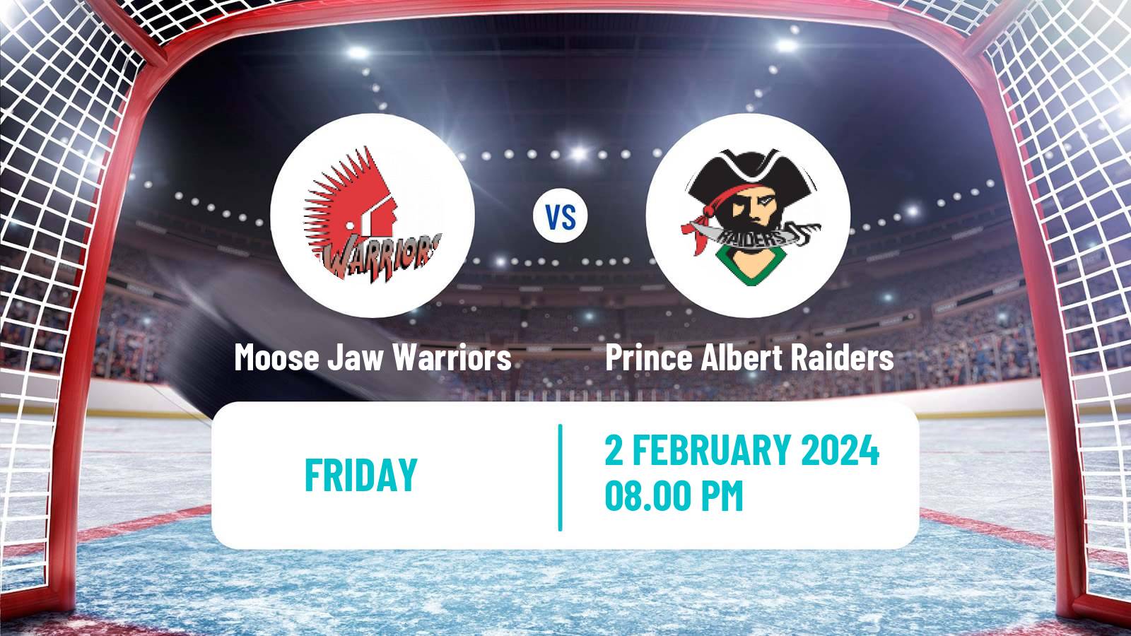 Hockey WHL Moose Jaw Warriors - Prince Albert Raiders