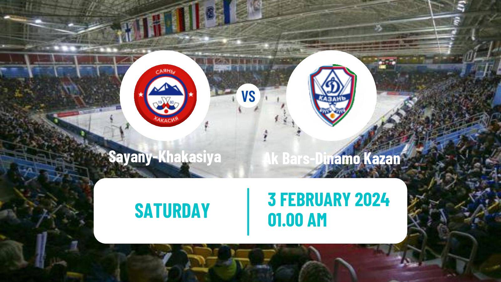 Bandy Russian Super League Bandy Sayany-Khakasiya - Ak Bars-Dinamo Kazan