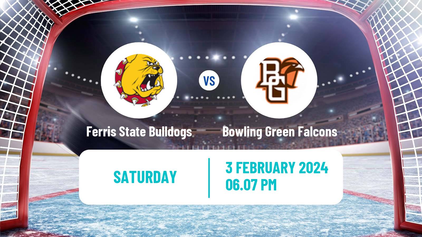 Hockey NCAA Hockey Ferris State Bulldogs - Bowling Green Falcons