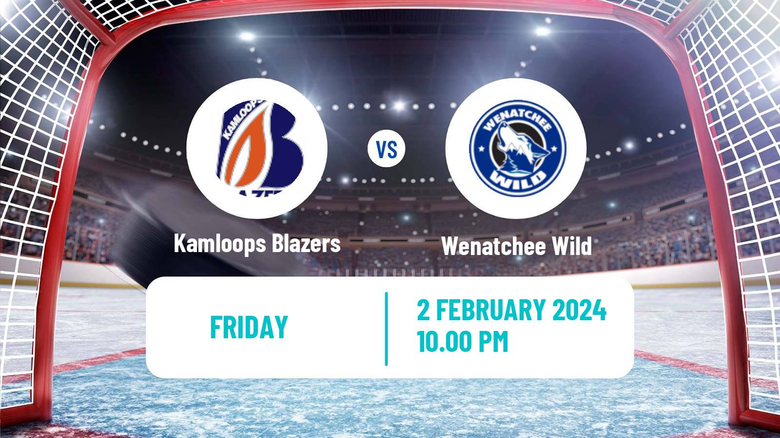 Hockey WHL Kamloops Blazers - Wenatchee Wild