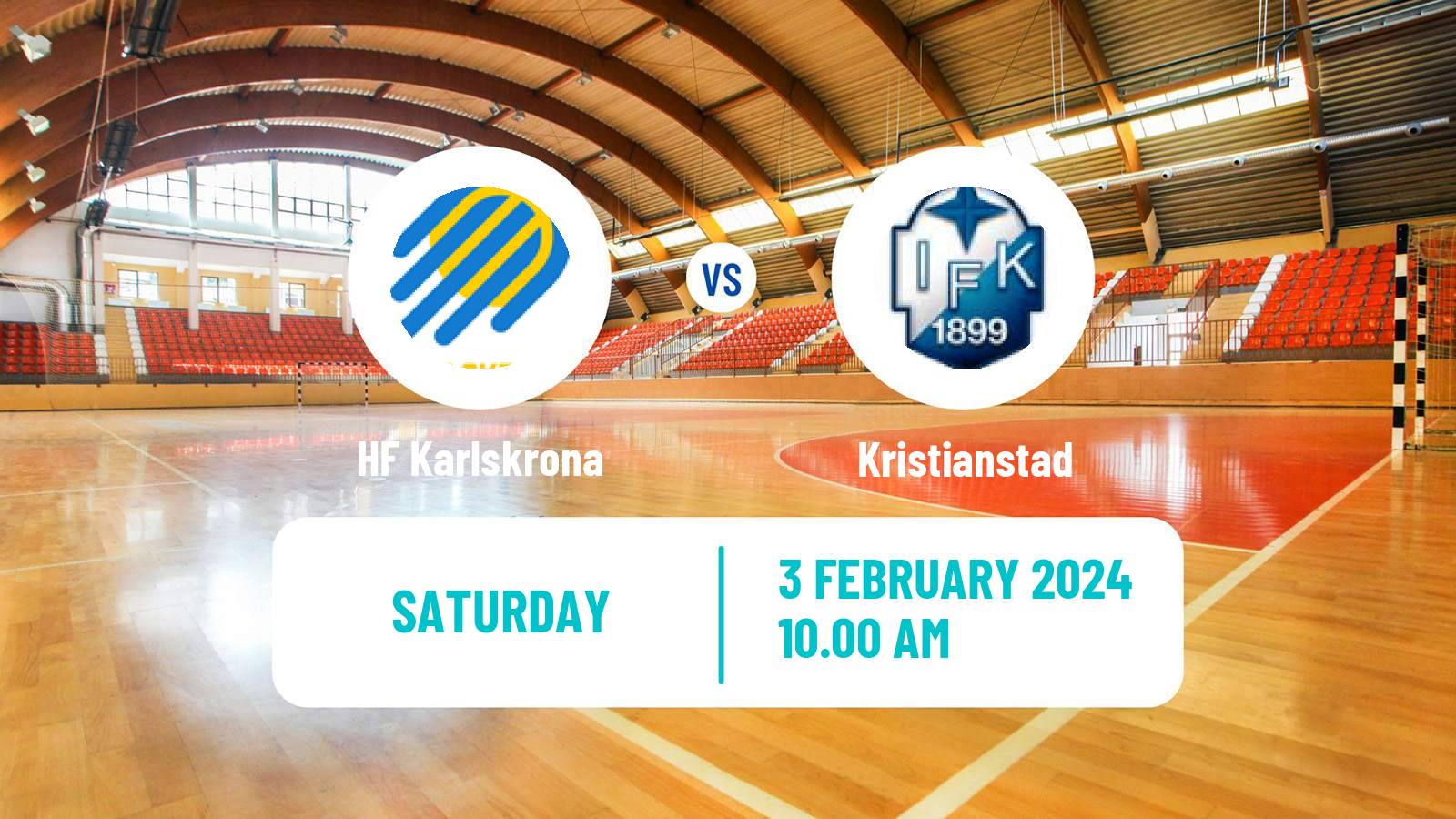 Handball Swedish Elitserien Handball HF Karlskrona - Kristianstad