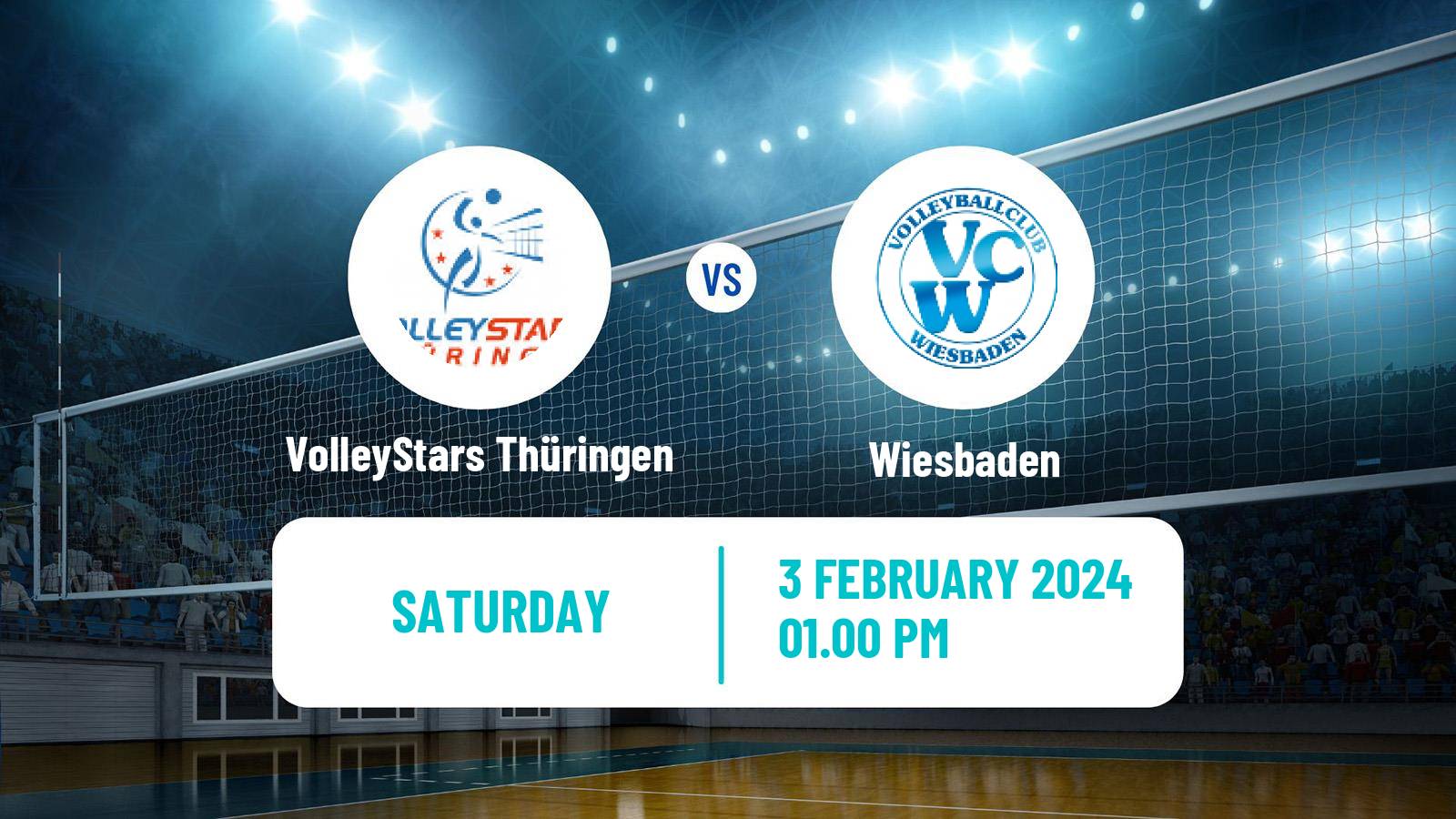 Volleyball German Bundesliga Volleyball Women VolleyStars Thüringen - Wiesbaden