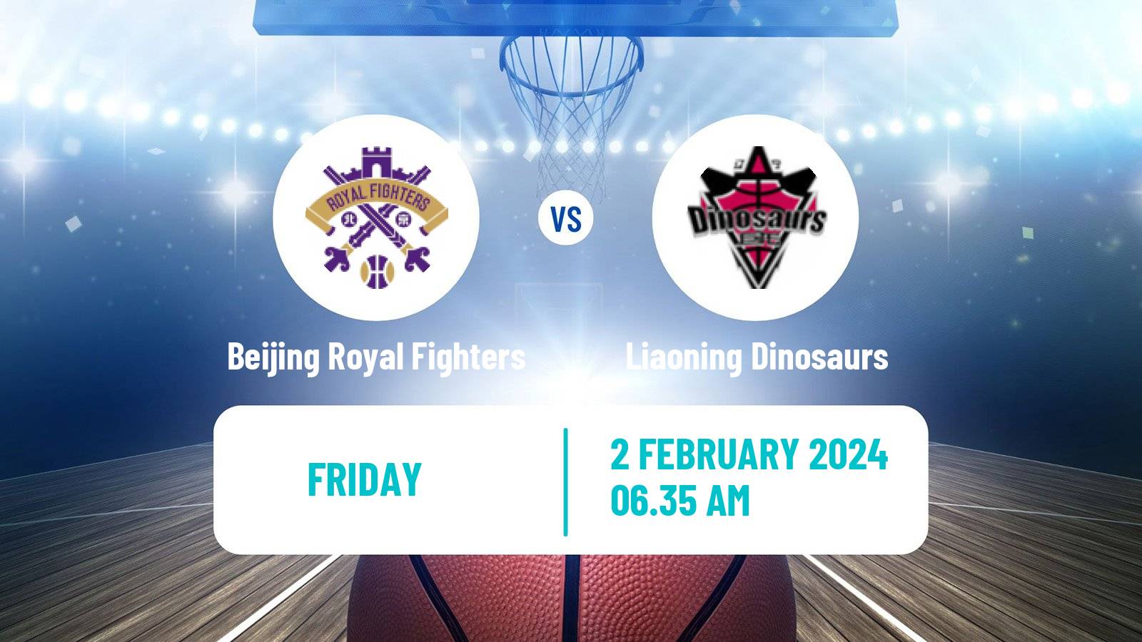 Basketball CBA Beijing Royal Fighters - Liaoning Dinosaurs