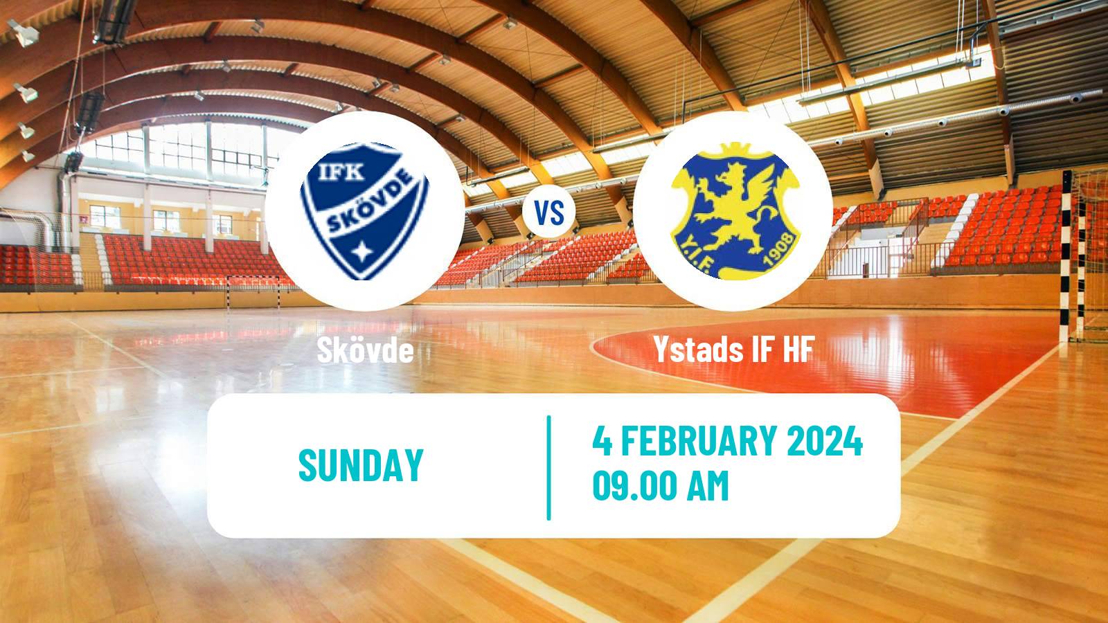 Handball Swedish Elitserien Handball Skövde - Ystads IF