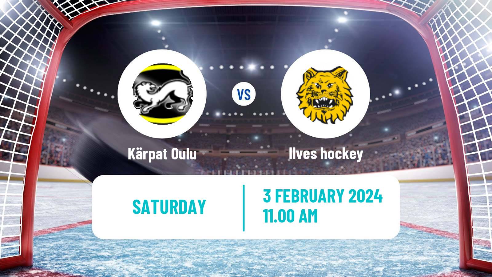 Hockey Finnish SM-liiga Kärpät - Ilves