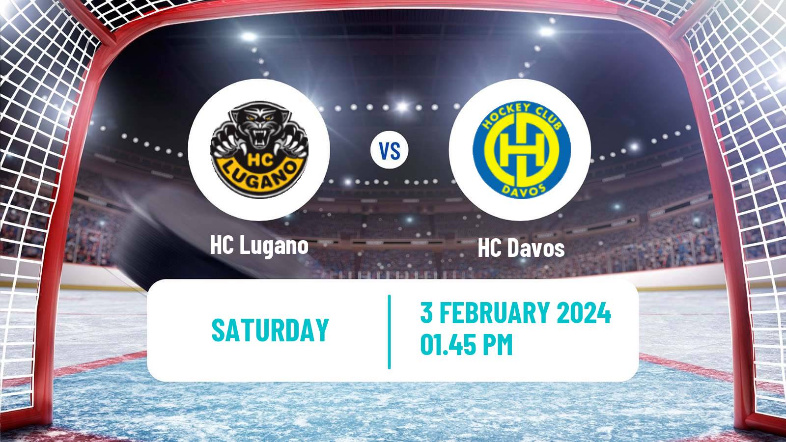 Hockey Swiss National League Hockey Lugano - Davos