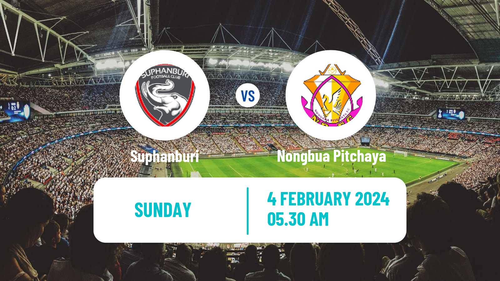 Soccer Thai League 2 Suphanburi - Nongbua Pitchaya