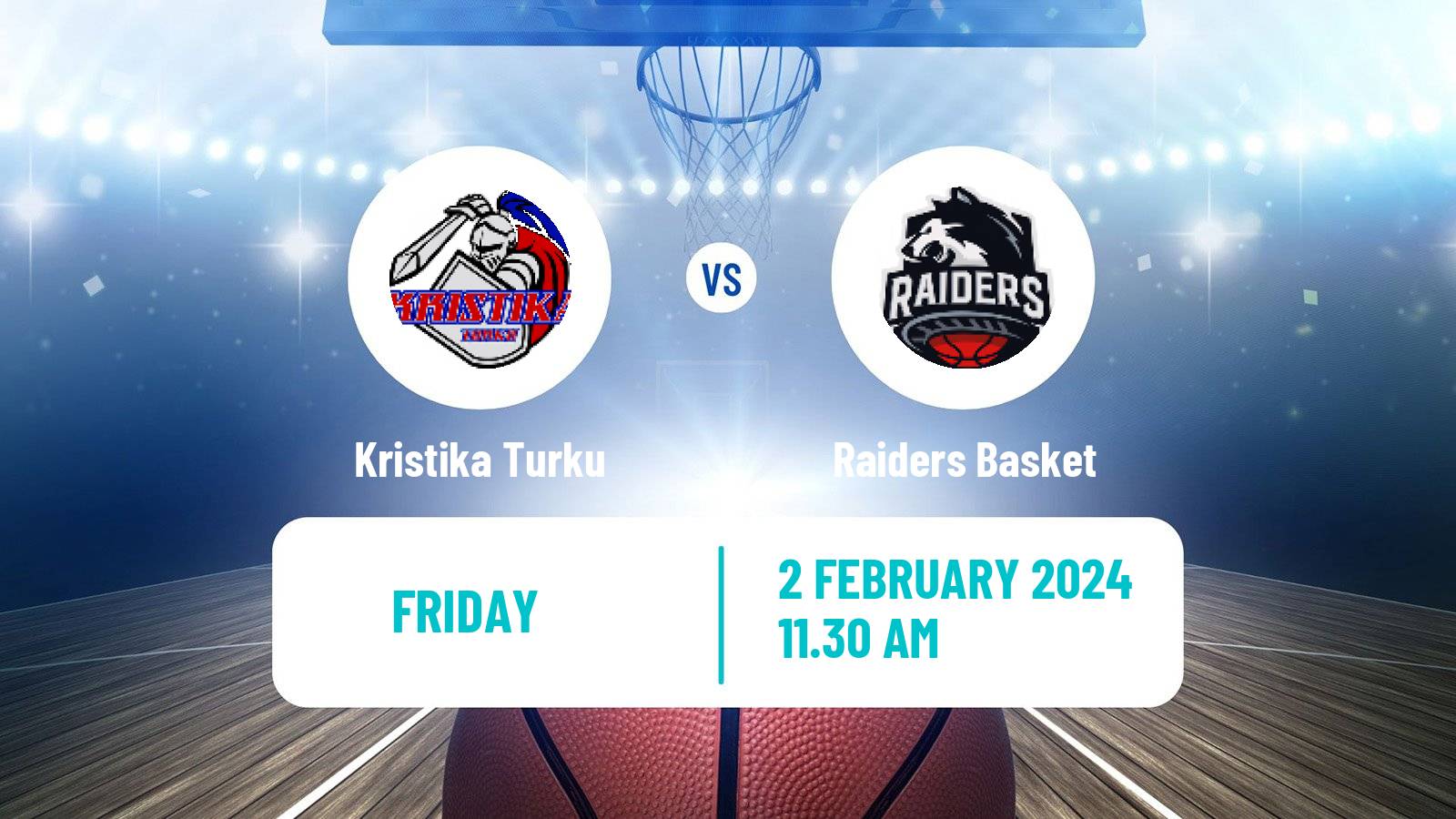 Basketball Finnish I Divisioona A Basketball Kristika Turku - Raiders Basket