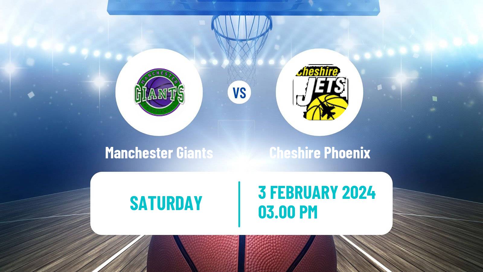 Basketball British Basketball League Manchester Giants - Cheshire Phoenix