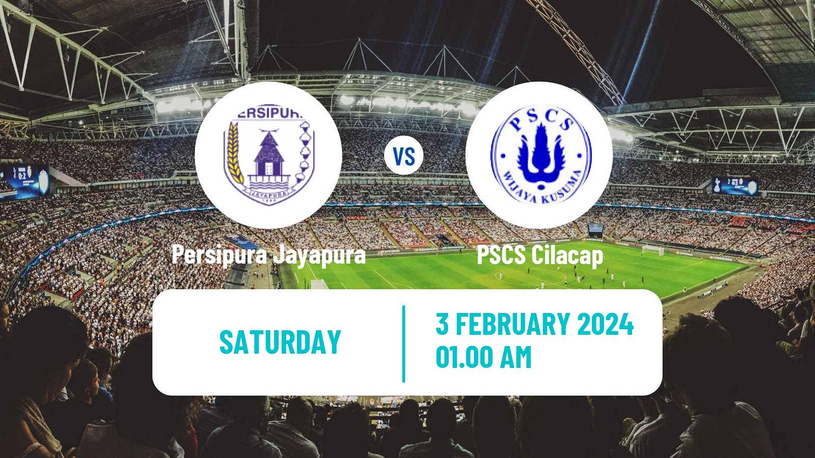 Soccer Indonesian Liga 2 Persipura Jayapura - PSCS Cilacap
