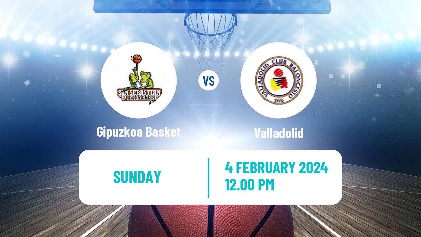 Basketball Spanish LEB Oro Gipuzkoa Basket - Valladolid