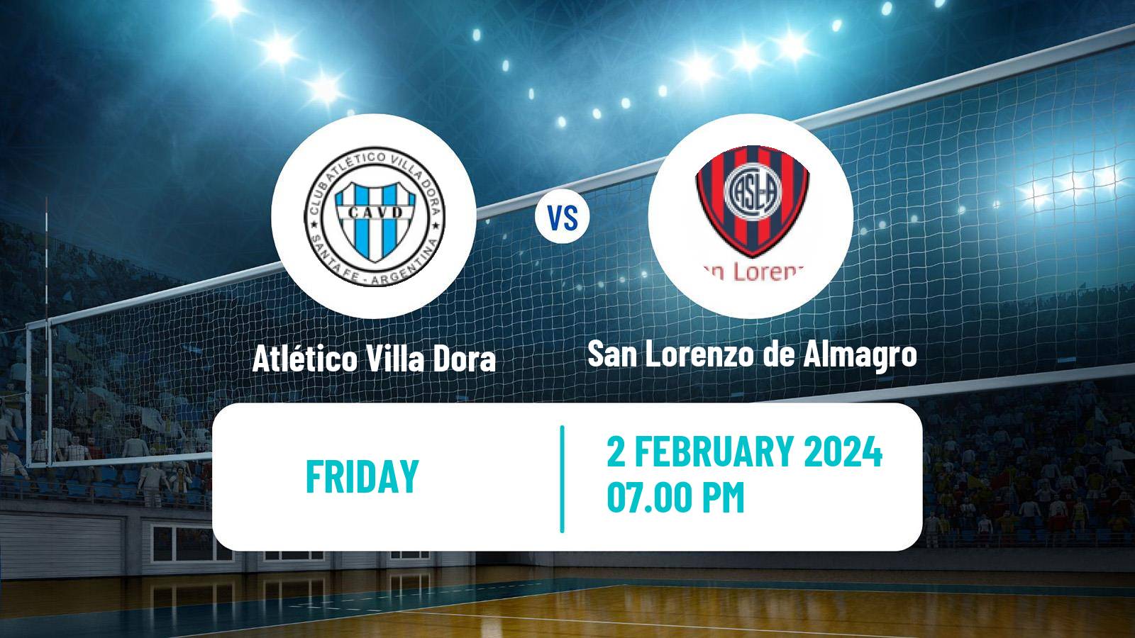 Volleyball Argentinian Liga Volleyball Women Atlético Villa Dora - San Lorenzo de Almagro