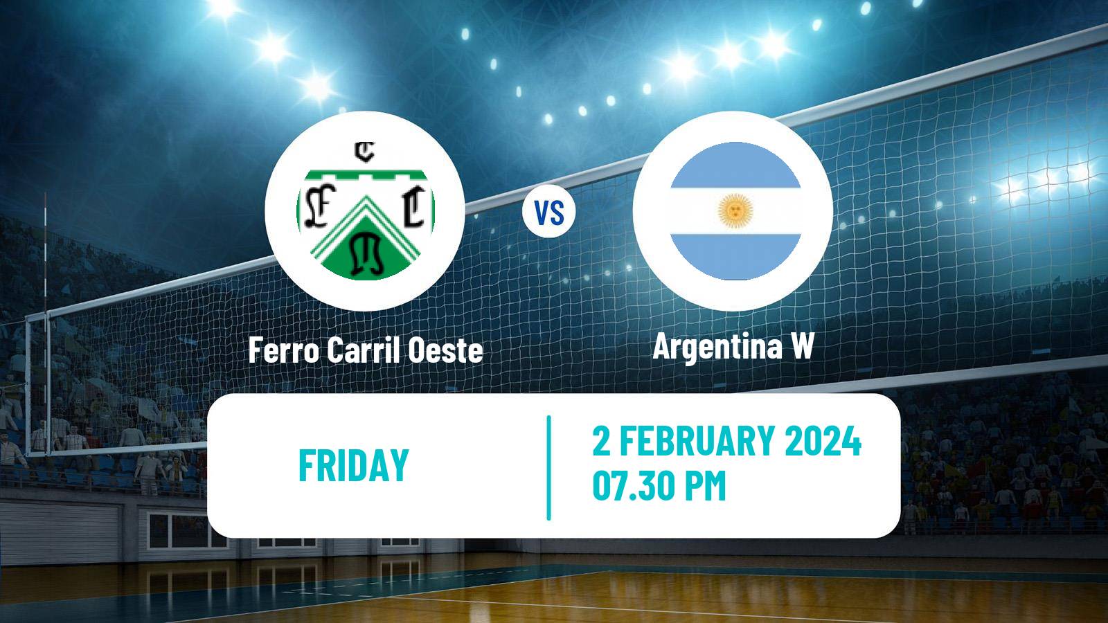 Volleyball Argentinian Liga Volleyball Women Ferro Carril Oeste - Argentina W