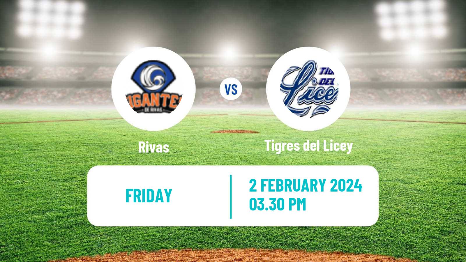 Baseball Baseball Caribbean Series Rivas - Tigres del Licey
