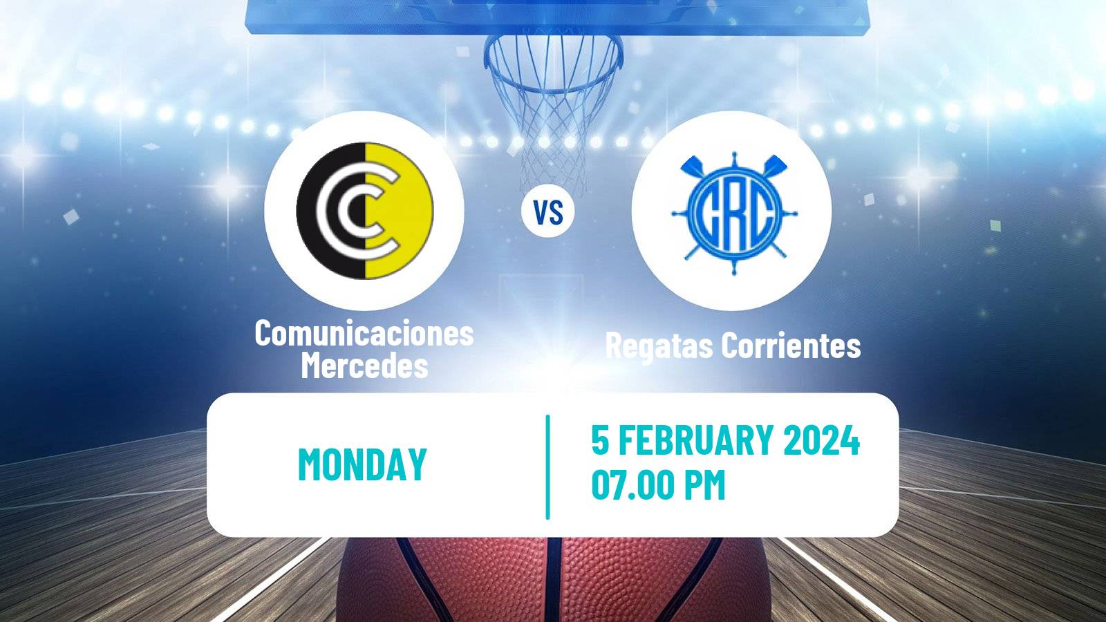 Basketball Argentinian LNB Comunicaciones Mercedes - Regatas Corrientes
