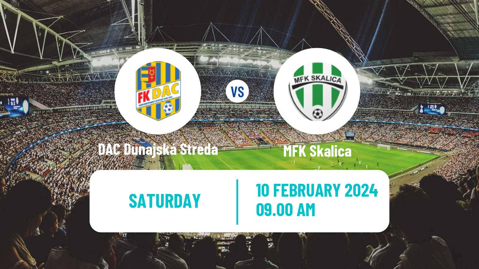 Soccer Slovak Superliga DAC Dunajská Streda - Skalica