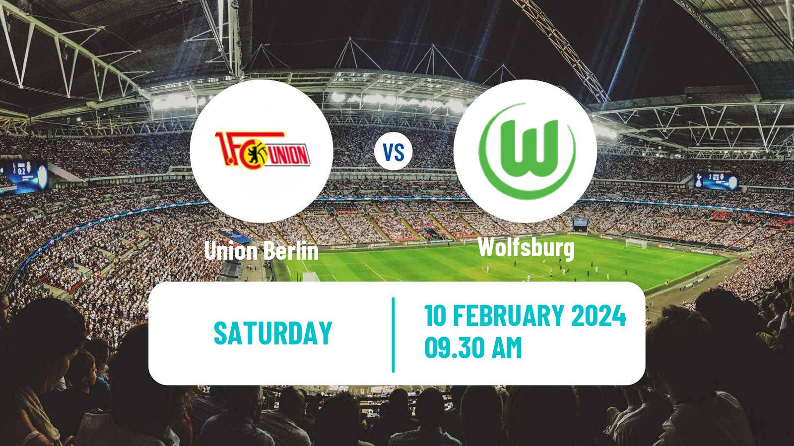 Soccer German Bundesliga Union Berlin - Wolfsburg