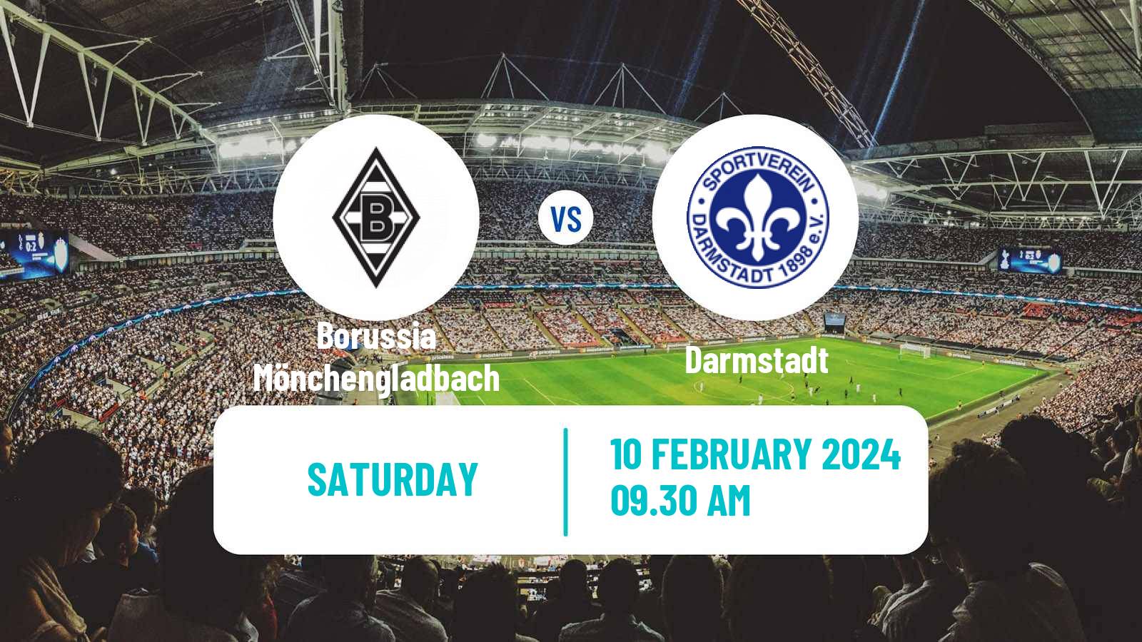 Soccer German Bundesliga Borussia Mönchengladbach - Darmstadt