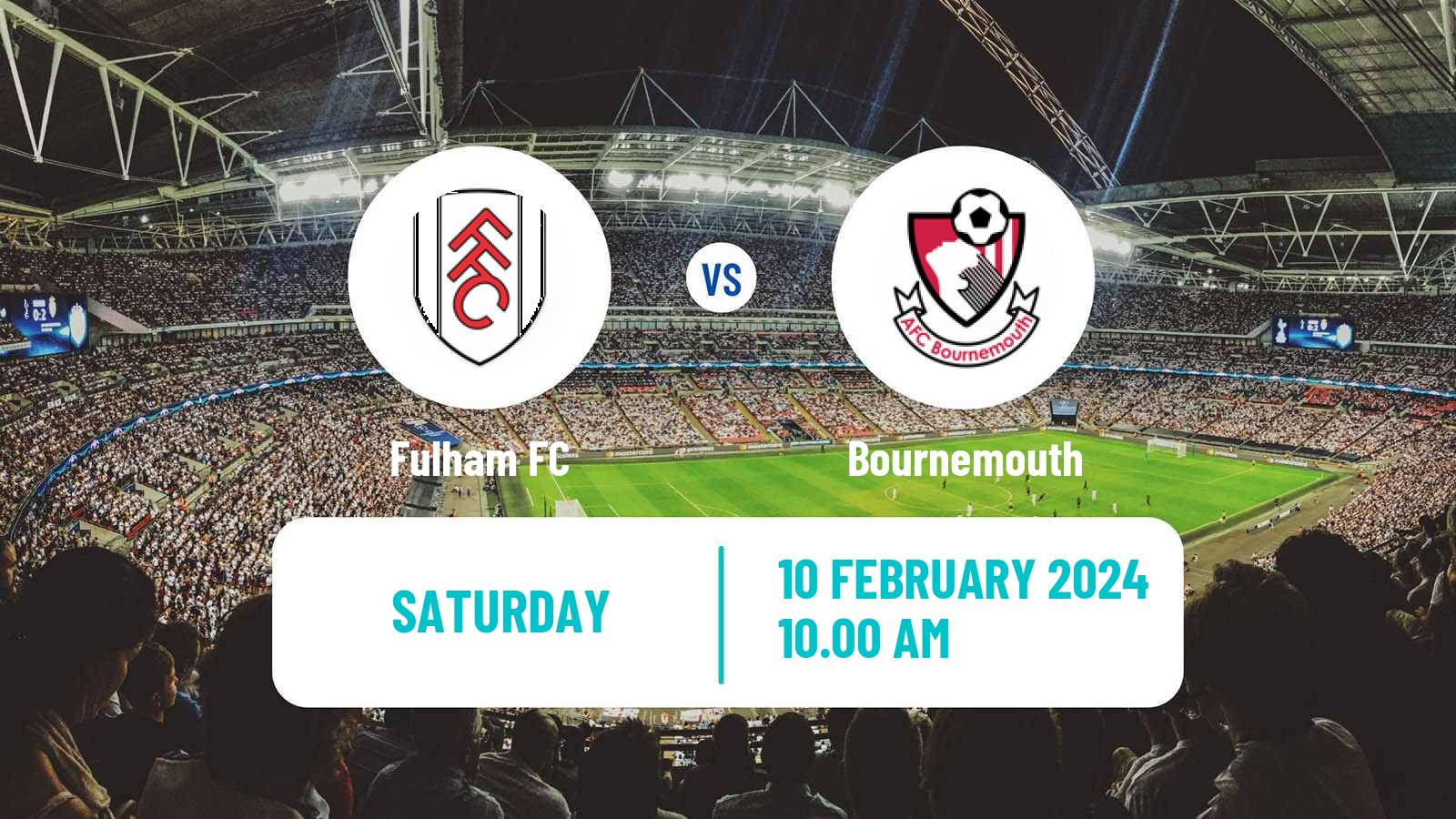Soccer English Premier League Fulham - Bournemouth