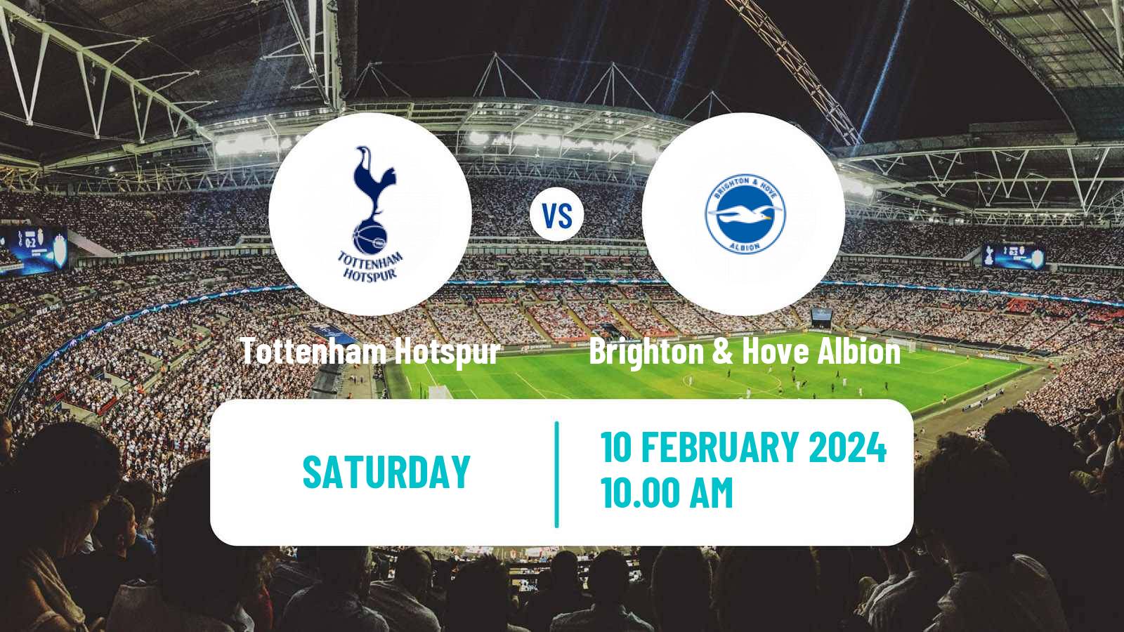 Soccer English Premier League Tottenham Hotspur - Brighton & Hove Albion