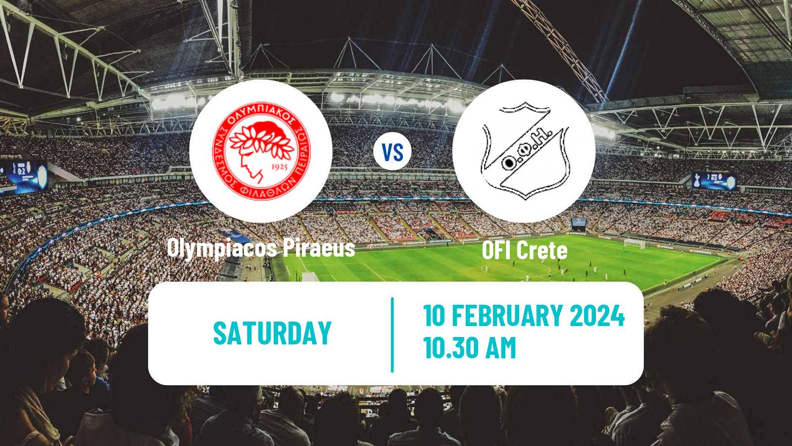 Soccer Greek Super League Olympiacos Piraeus - OFI
