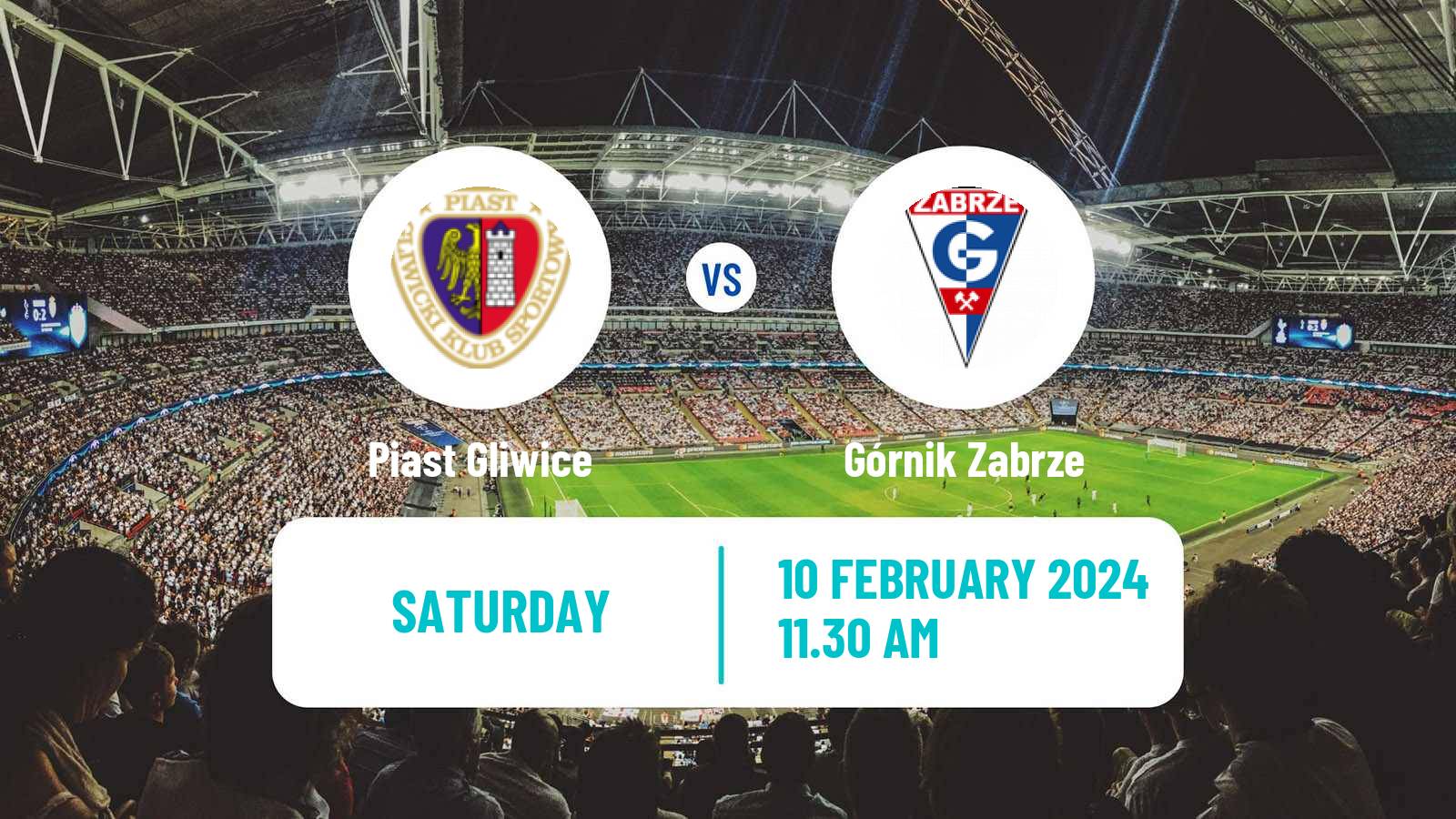 Soccer Polish Ekstraklasa Piast Gliwice - Górnik Zabrze