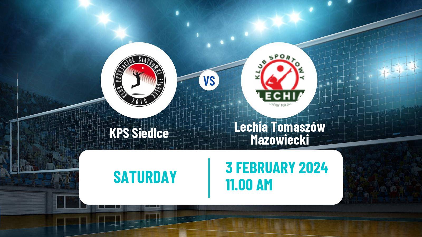 Volleyball Polish I Liga Volleyball Siedlce - Lechia Tomaszów Mazowiecki
