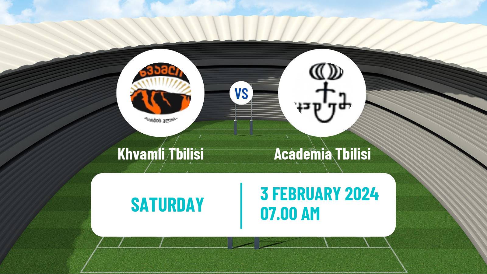 Rugby union Georgian Didi 10 Khvamli Tbilisi - Academia Tbilisi