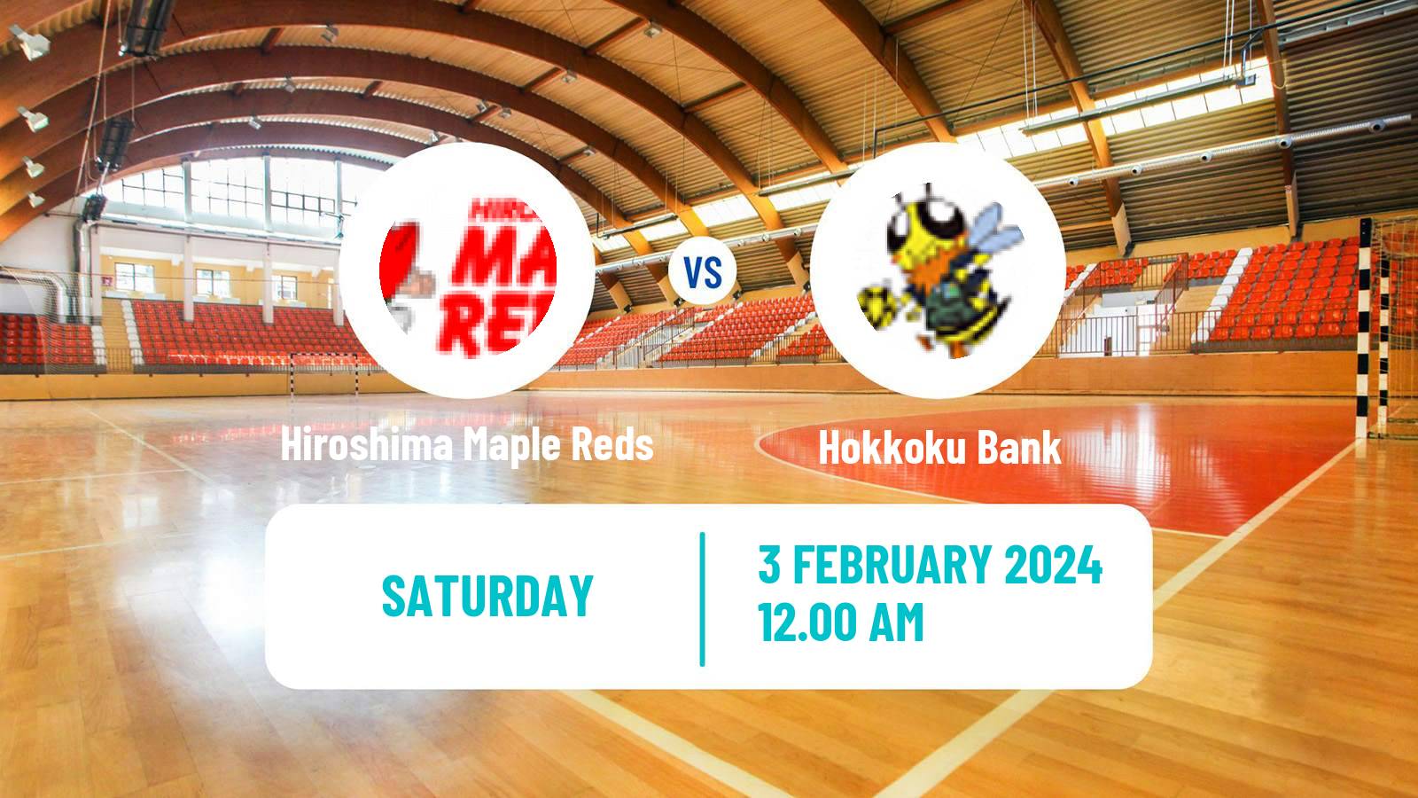 Handball Japan JHL Handball Women Hiroshima Maple Reds - Hokkoku Bank