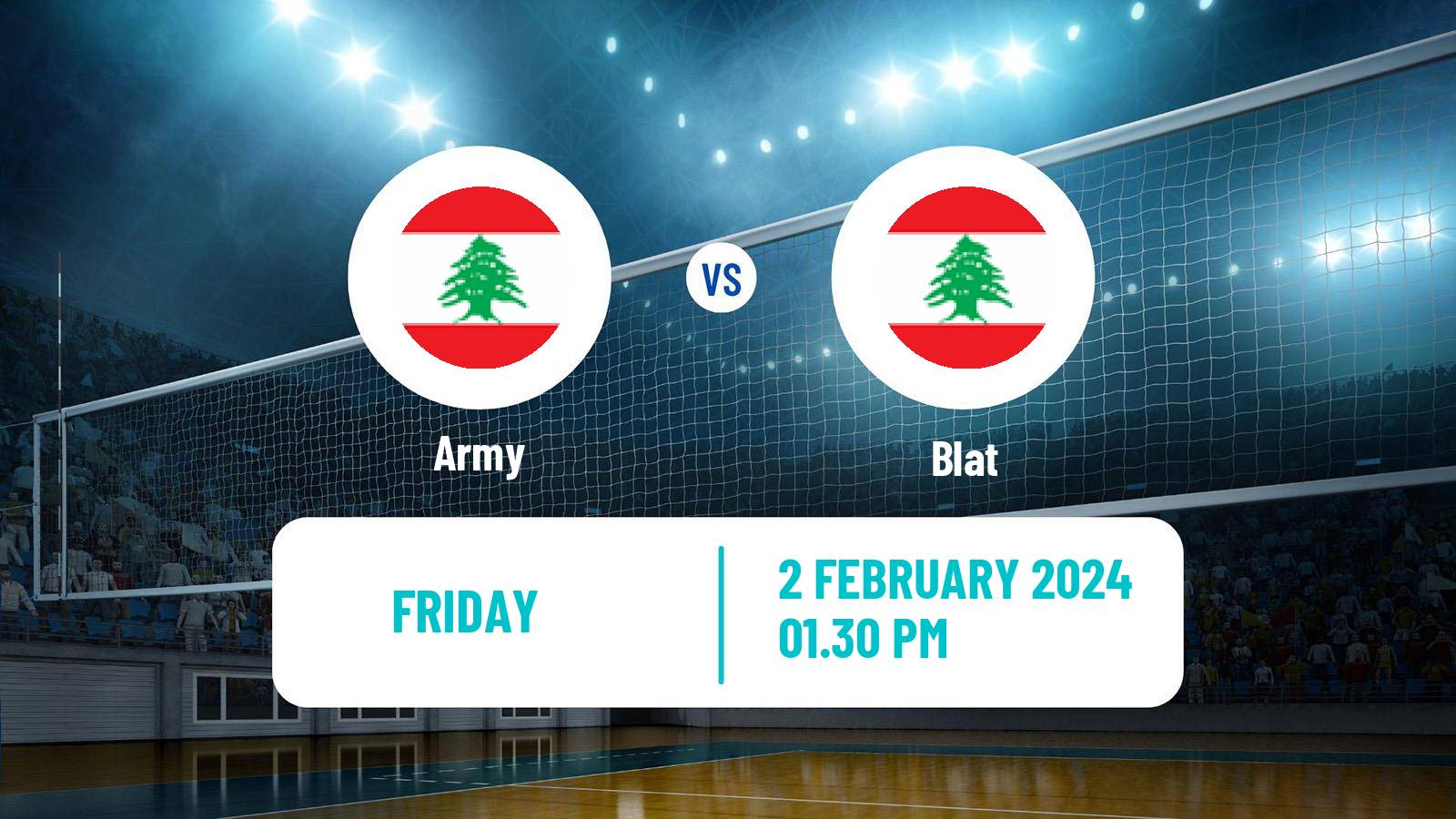 Volleyball Lebanese 1st Division Volleyball Army - Blat