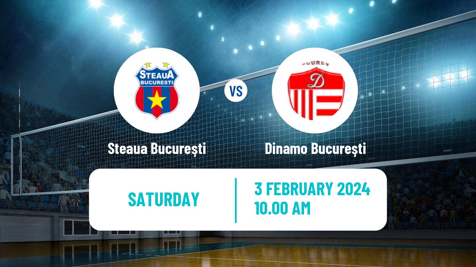 Volleyball Romanian Divizia A1 Volleyball Steaua Bucureşti - Dinamo Bucureşti