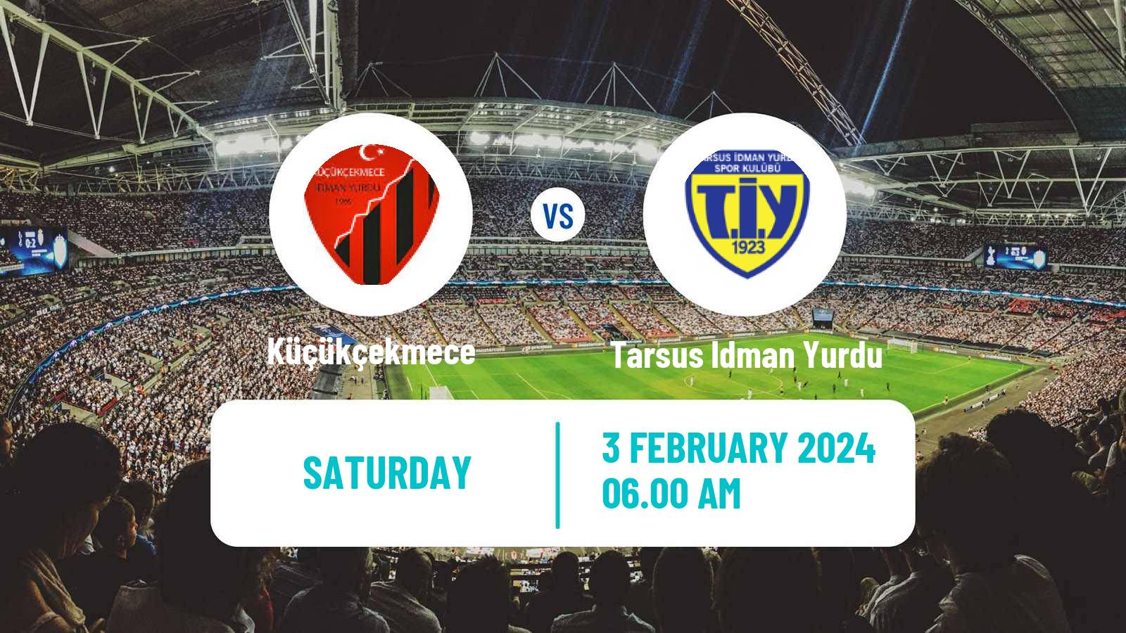 Soccer Turkish 3 Lig Group 1 Küçükçekmece - Tarsus Idman Yurdu