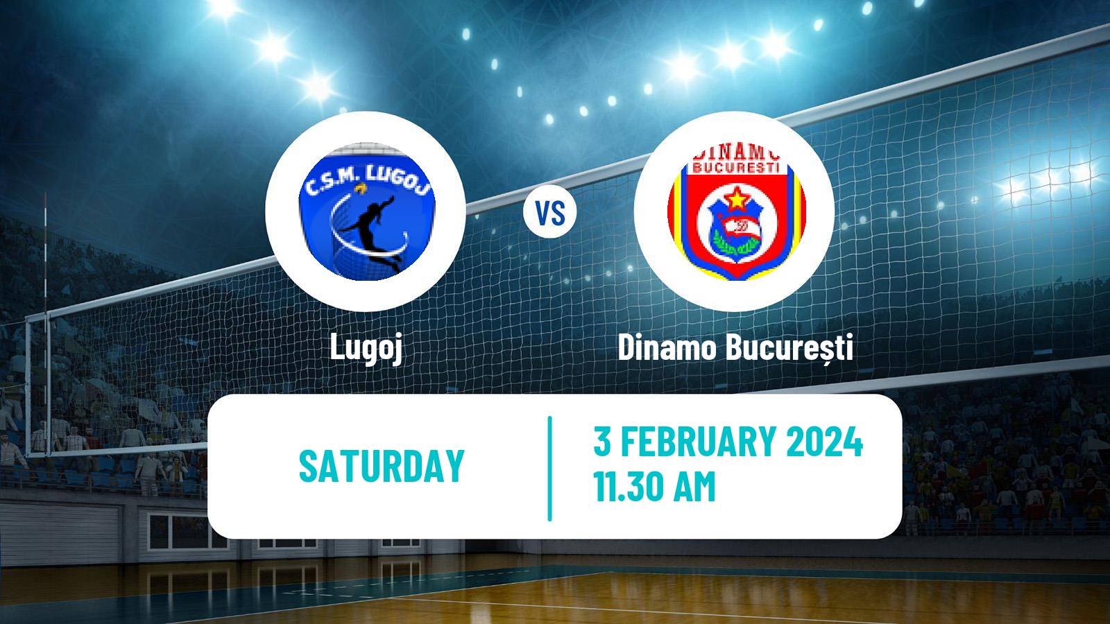 Volleyball Romanian Divizia A1 Volleyball Women Lugoj - Dinamo București