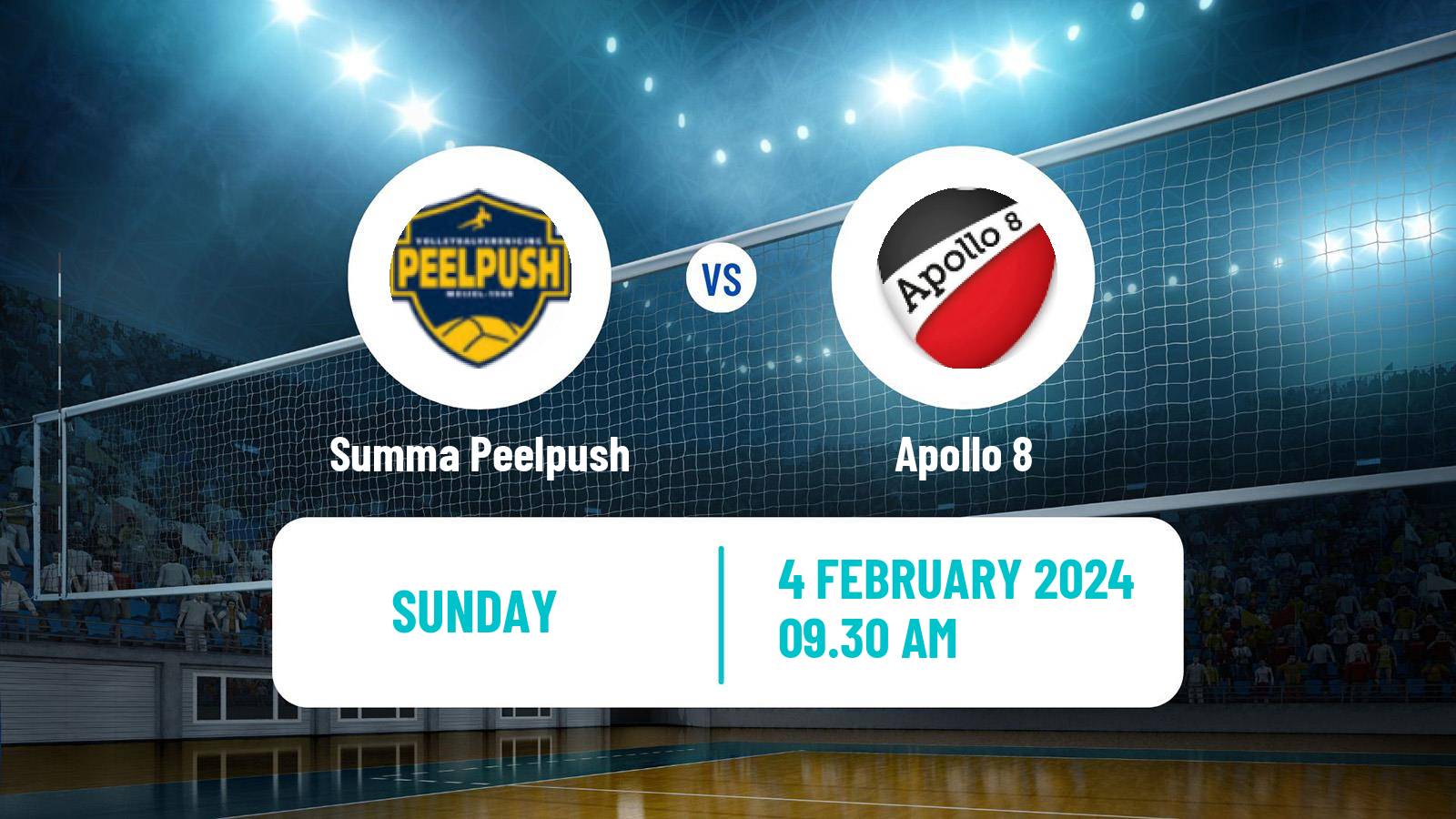 Volleyball Dutch Eredivisie Volleyball Women Summa Peelpush - Apollo 8