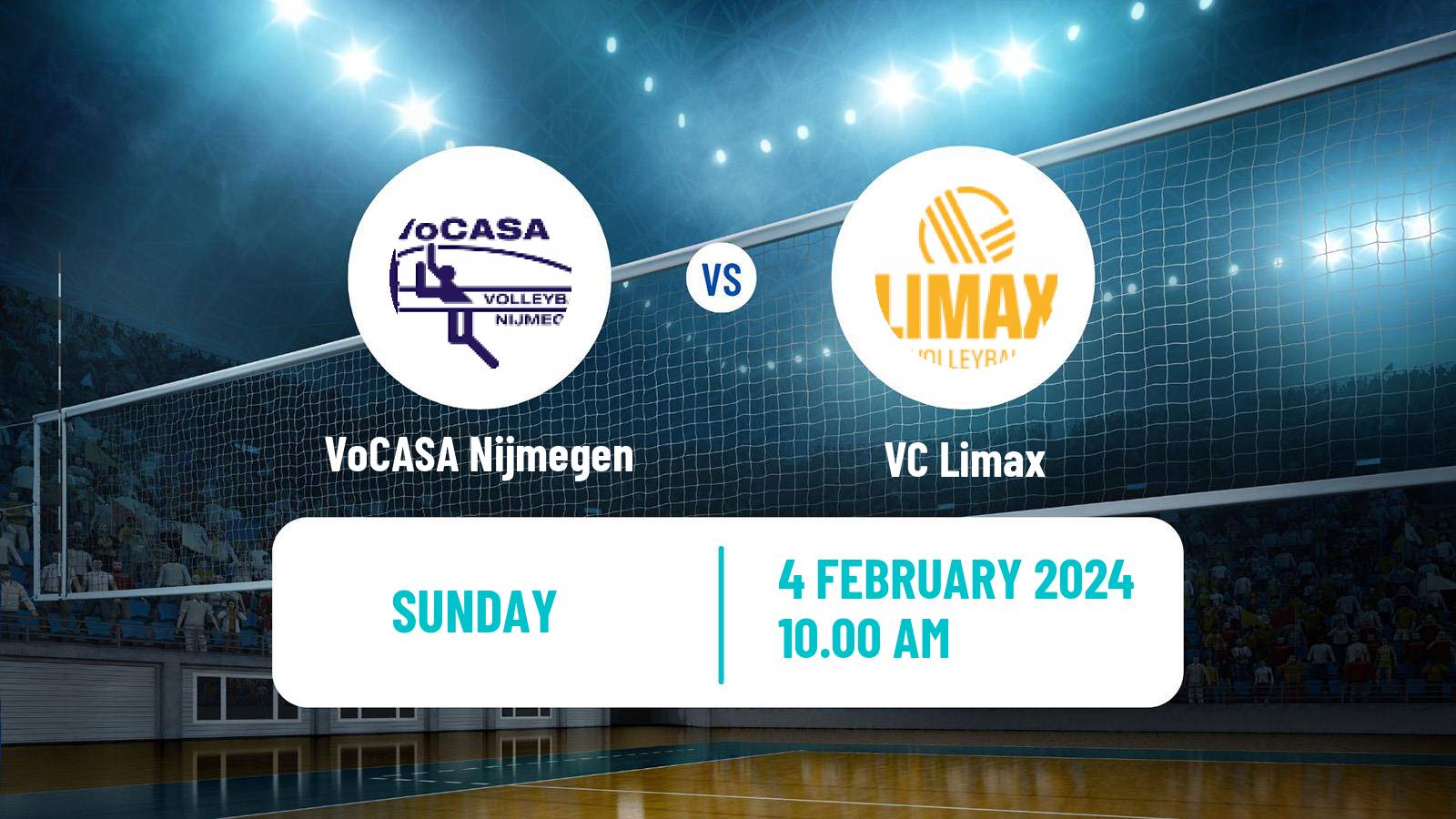 Volleyball Dutch Eredivisie Volleyball VoCASA Nijmegen - Limax