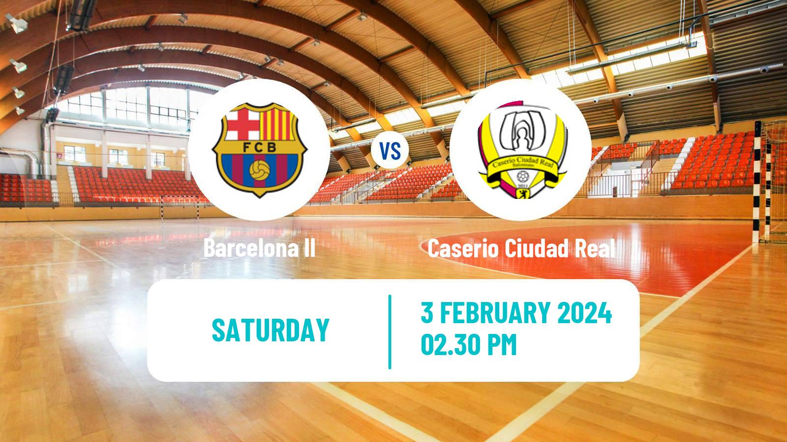 Handball Spanish Division de Honor Plata Handball Barcelona II - Caserio Ciudad Real