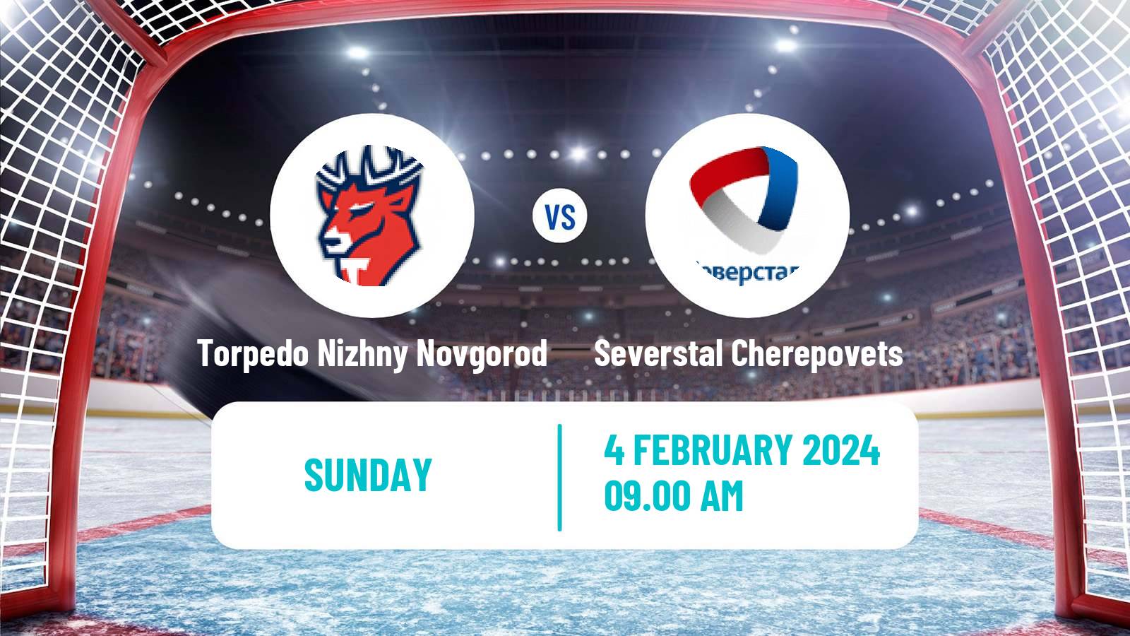 Hockey KHL Torpedo Nizhny Novgorod - Severstal Cherepovets
