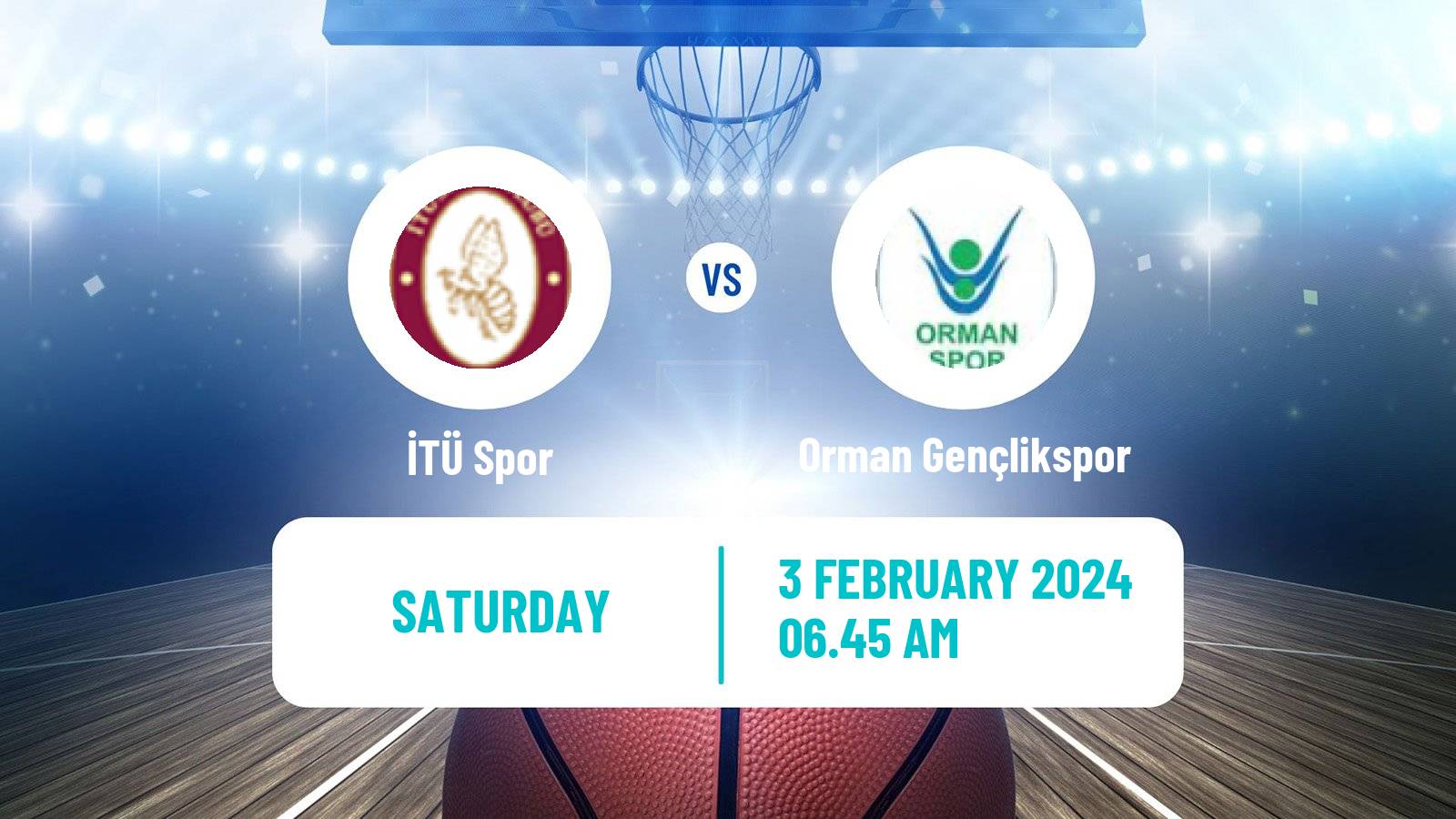 Basketball Turkish TBL İTÜ - Orman Gençlikspor