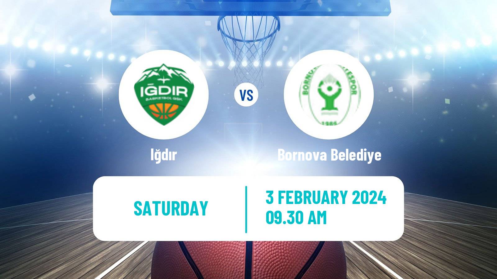 Basketball Turkish TBL Iğdır - Bornova Belediye