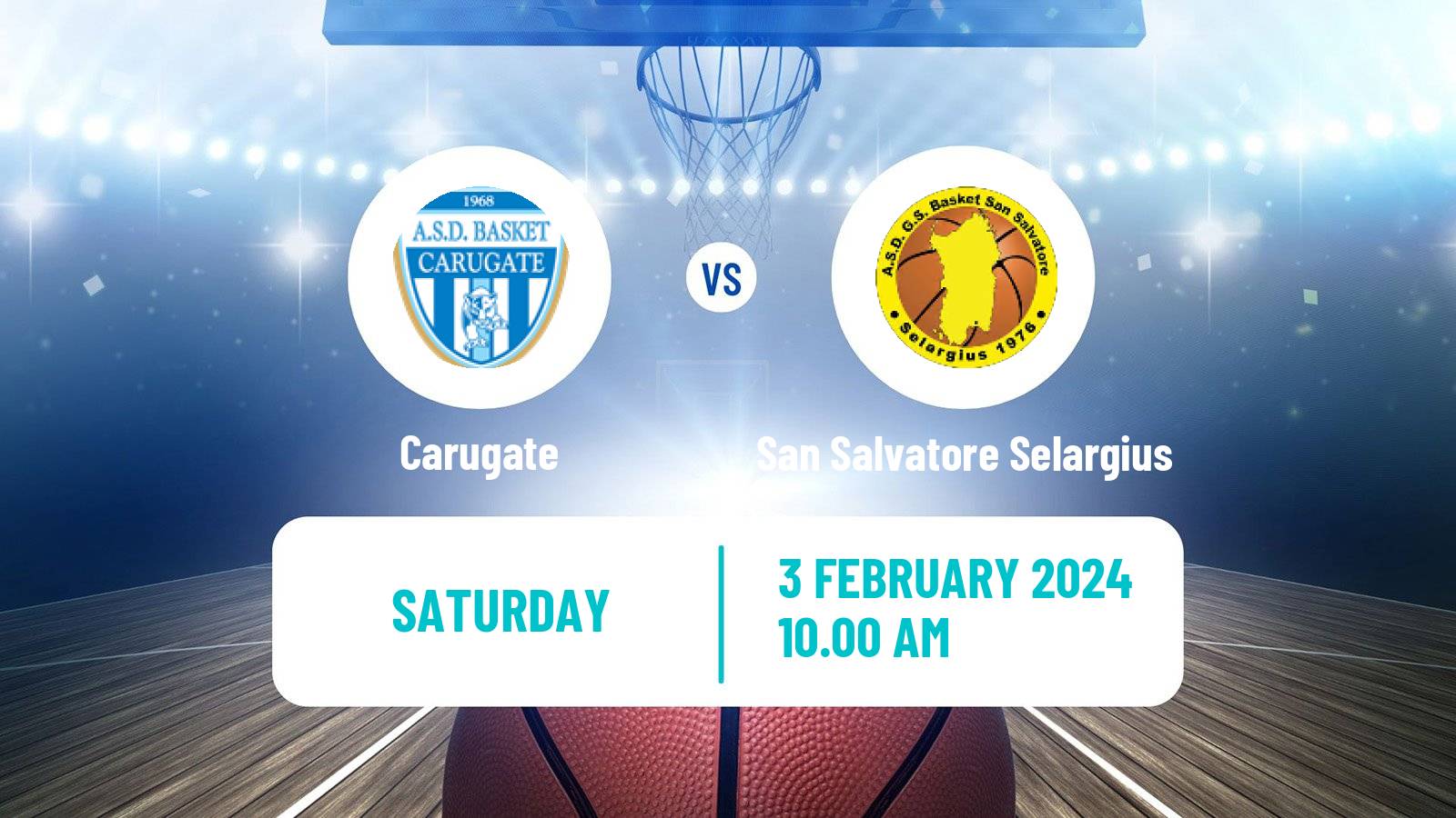 Basketball Serie A2 Basketball Women Group A Carugate - San Salvatore Selargius