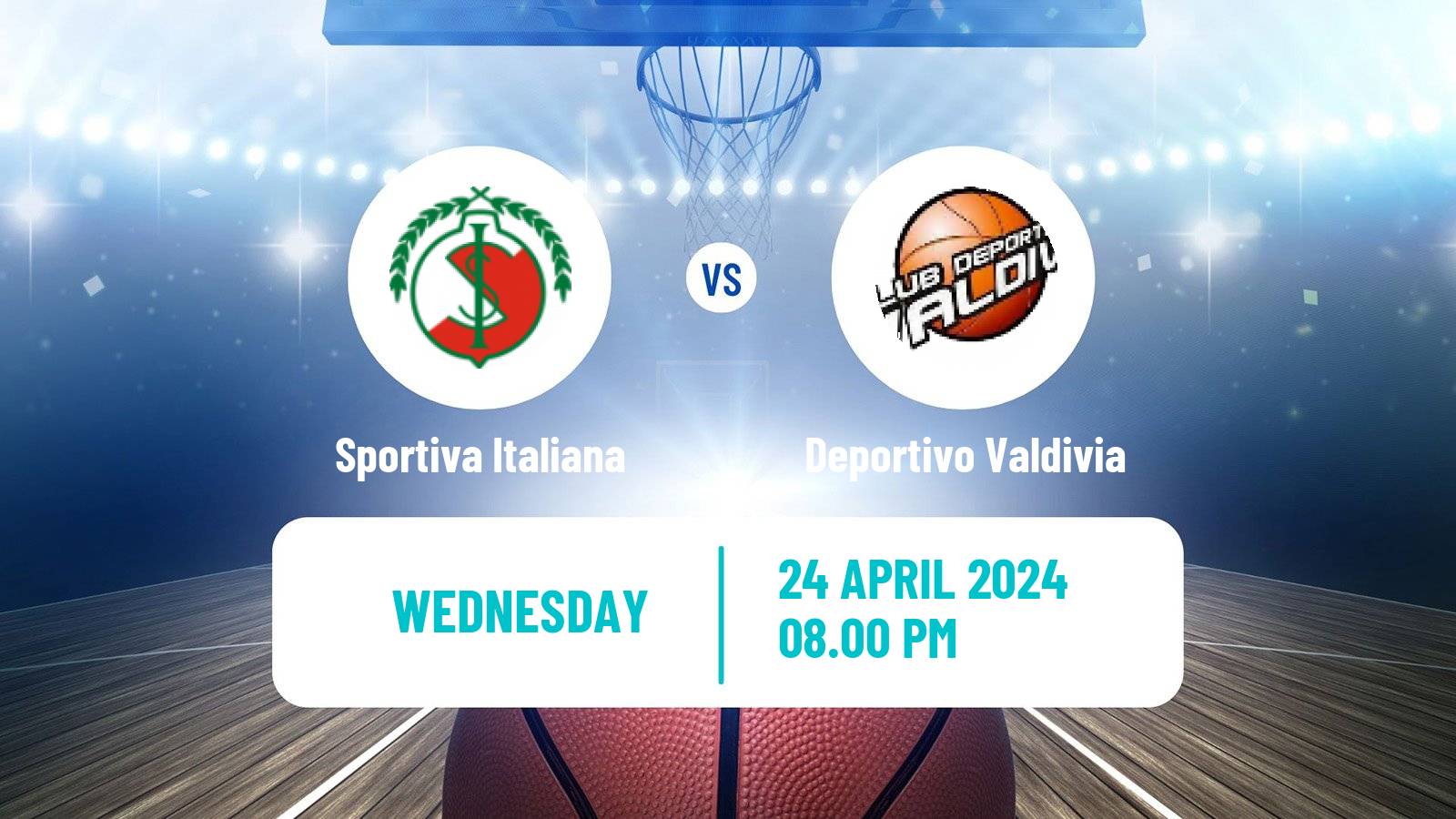 Basketball Chilean LNB Sportiva Italiana - Deportivo Valdivia