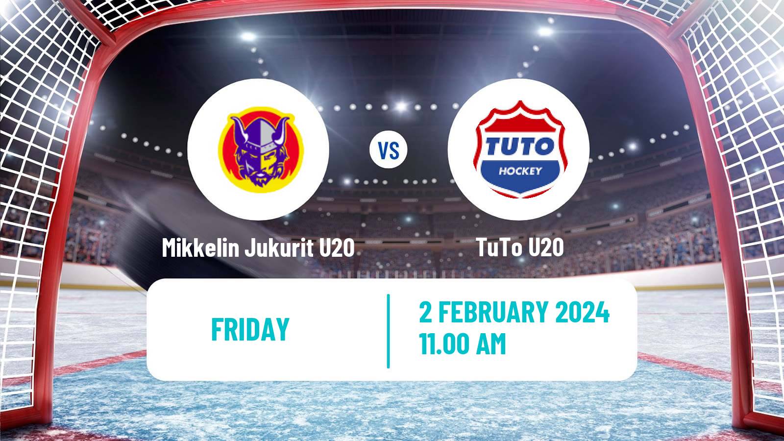 Hockey Finnish SM-sarja U20 Mikkelin Jukurit U20 - TuTo U20