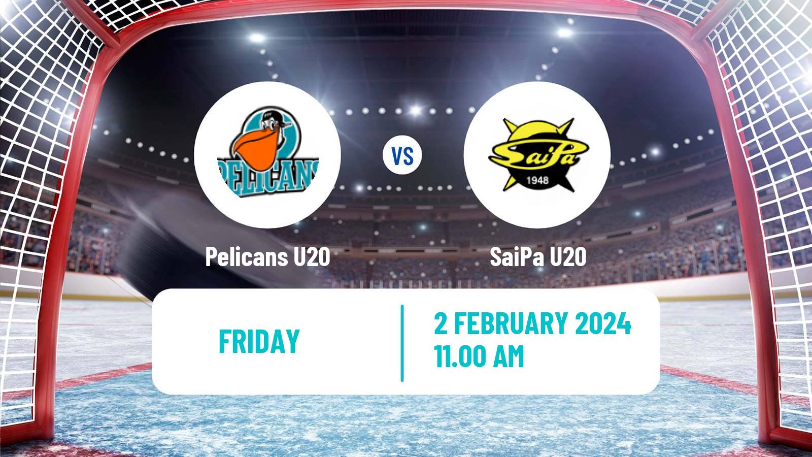 Hockey Finnish SM-sarja U20 Pelicans U20 - SaiPa U20