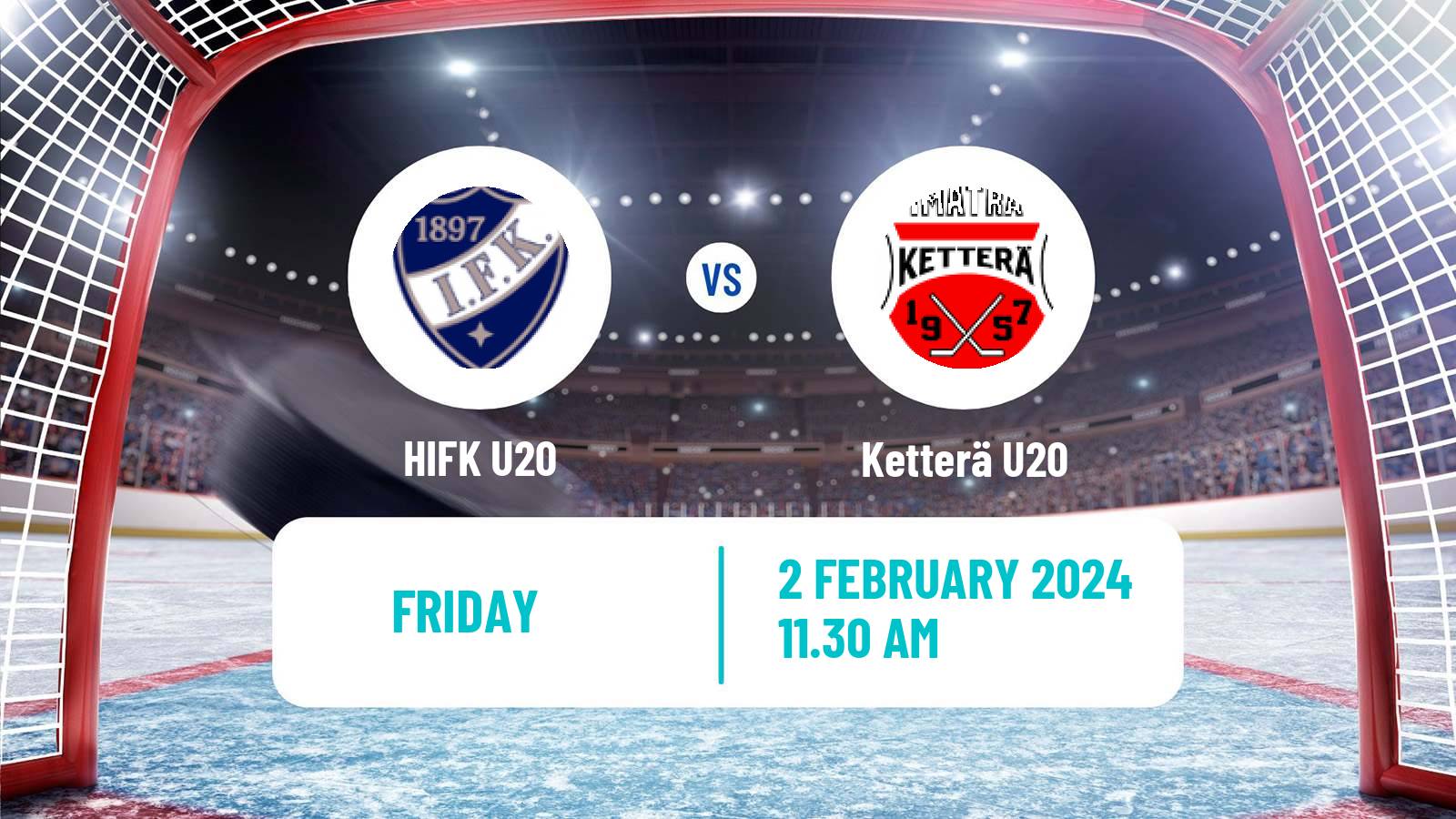 Hockey Finnish SM-sarja U20 HIFK U20 - Ketterä U20