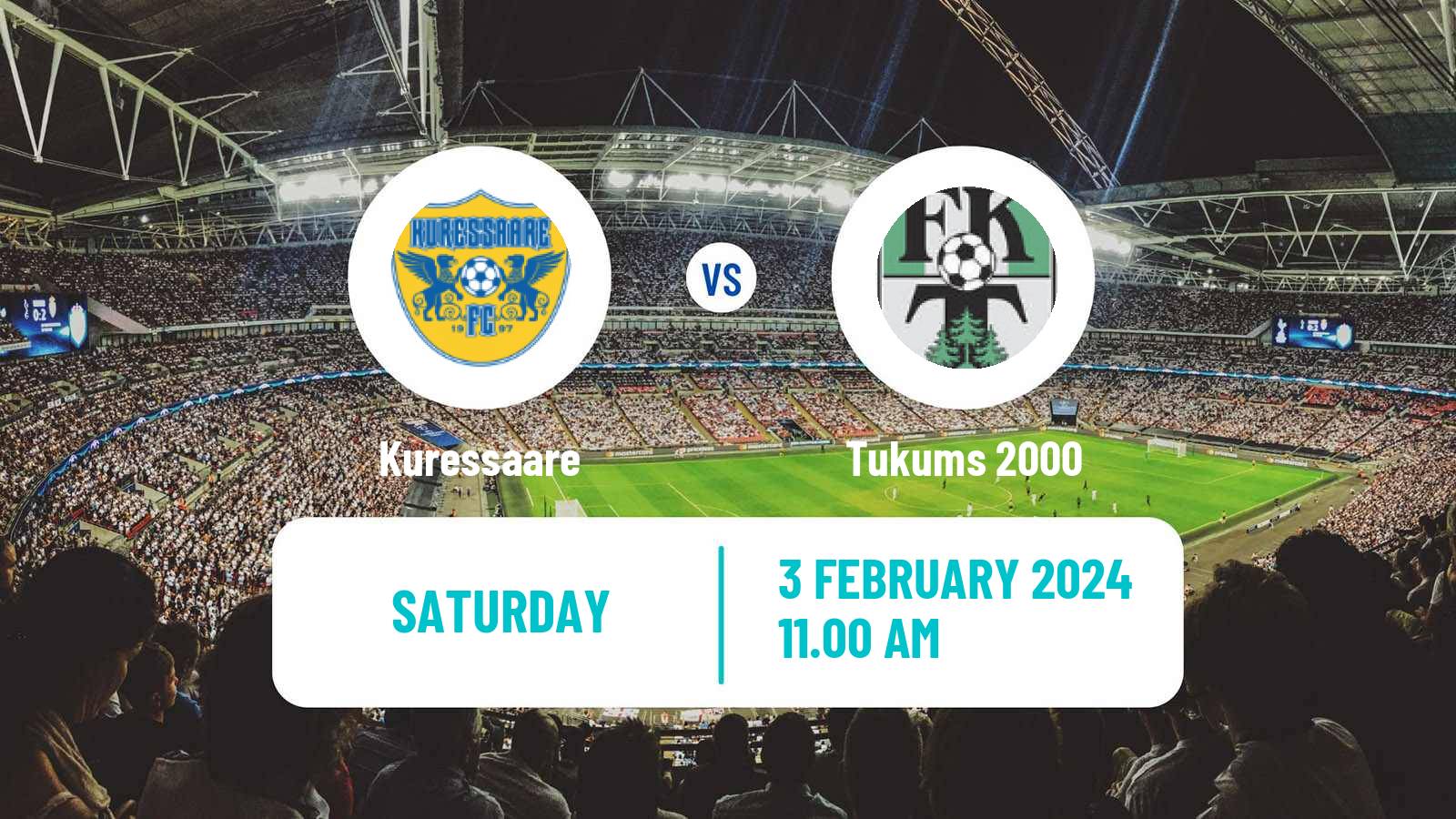 Soccer Club Friendly Kuressaare - Tukums 2000