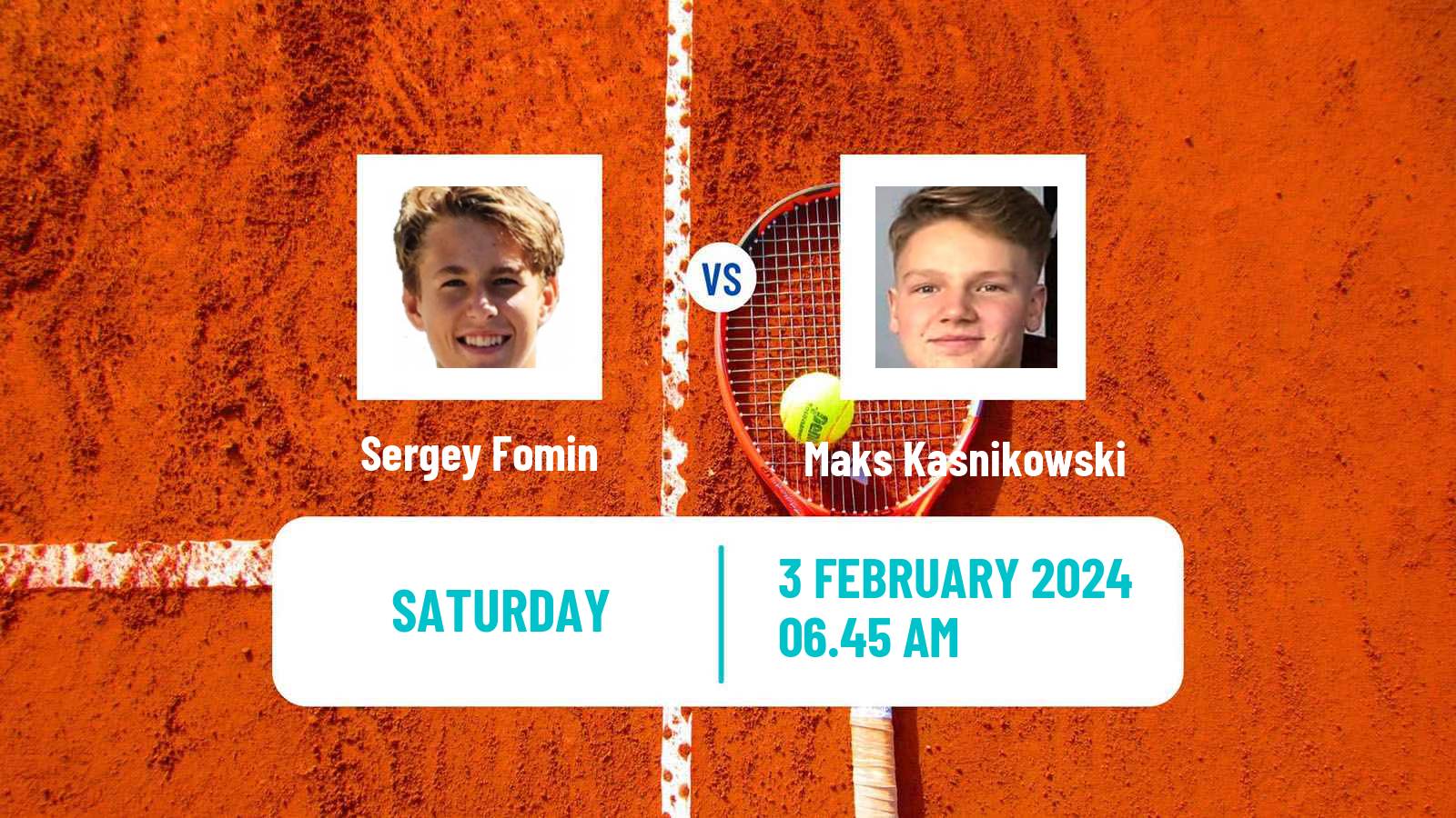 Tennis Davis Cup World Group I Sergey Fomin - Maks Kasnikowski