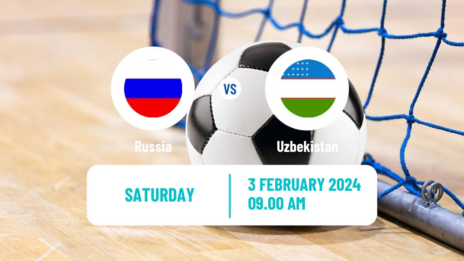 Futsal Friendly International Futsal Russia - Uzbekistan