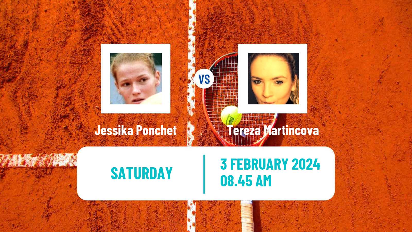 Tennis ITF W75 Andrezieux Boutheon Women Jessika Ponchet - Tereza Martincova