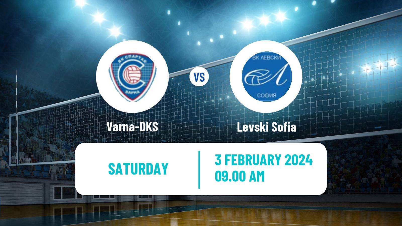 Volleyball Bulgarian SuperLiga Volleyball Women Varna-DKS - Levski Sofia