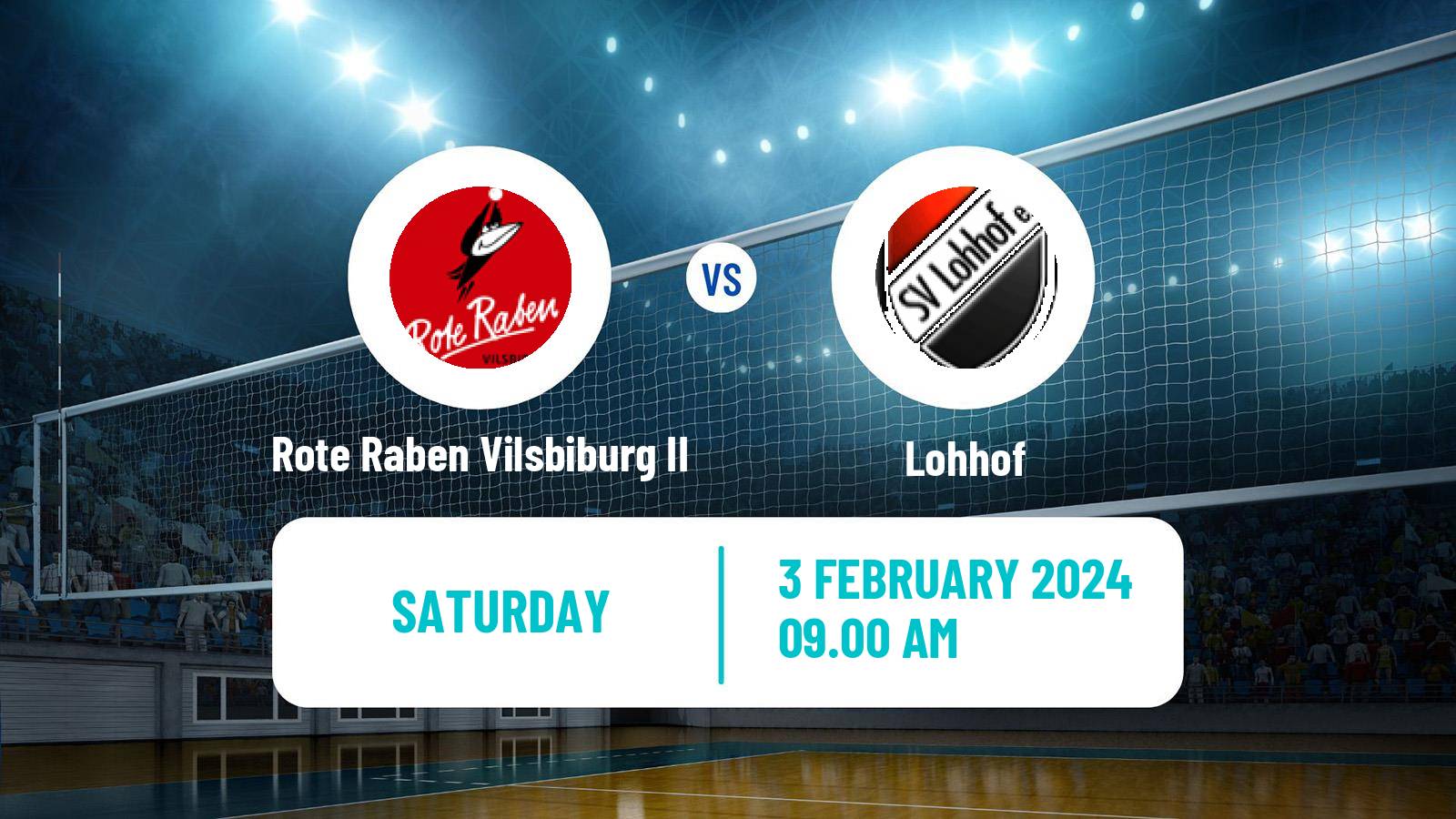 Volleyball German 2 Bundesliga South Volleyball Women Rote Raben Vilsbiburg II - Lohhof
